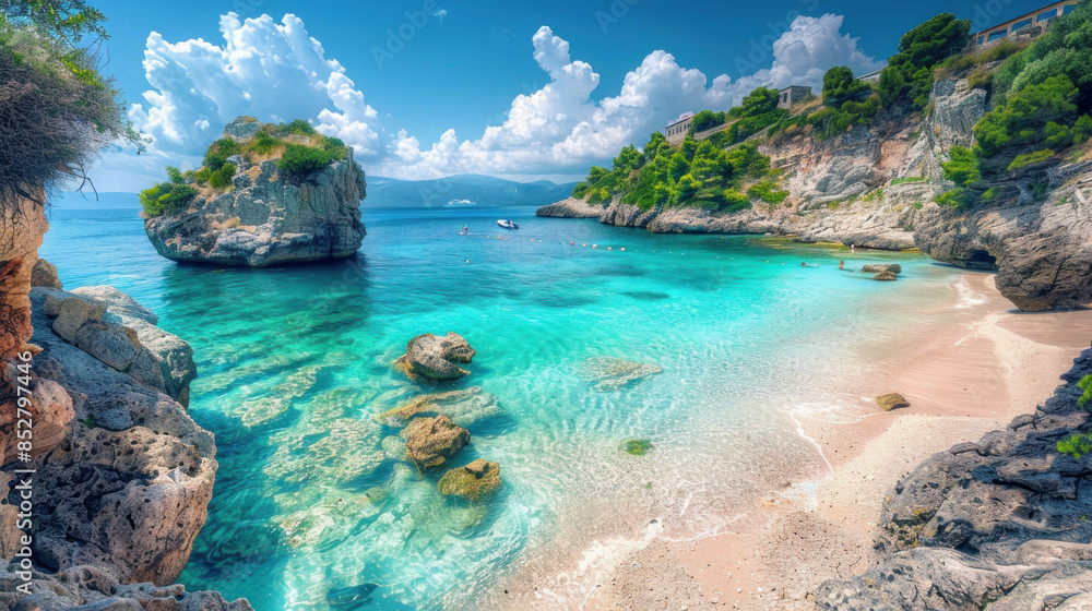 Fototapeta premium Ancient Ruins by the Sea