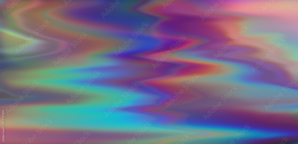 Glitched background with holographic stains. Glitched background with holographic stains.
