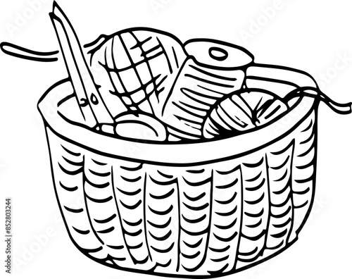 Sewing tools Sketch