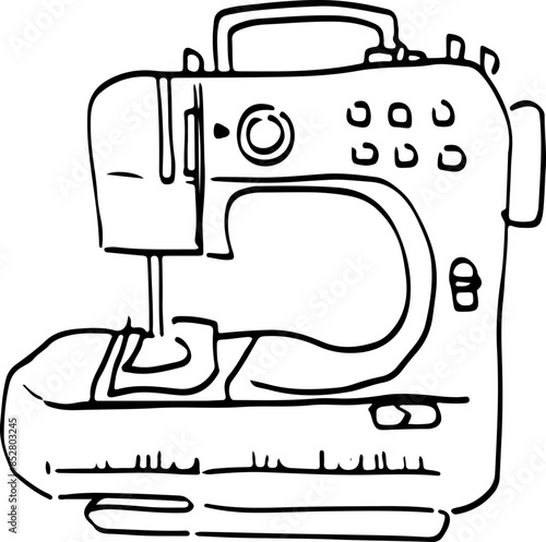 Sewing machine Sketch