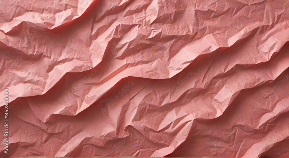Fototapeta premium red crumpled paper