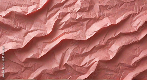 Wallpaper Mural red crumpled paper Torontodigital.ca