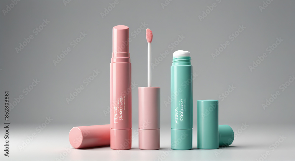 lipstick on a white background lipstick on a white background