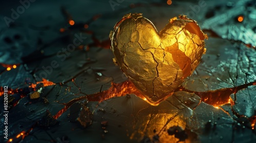 The Shattered Golden Heart photo