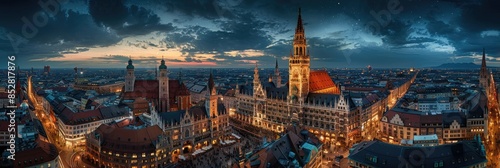 Munich Night View photo