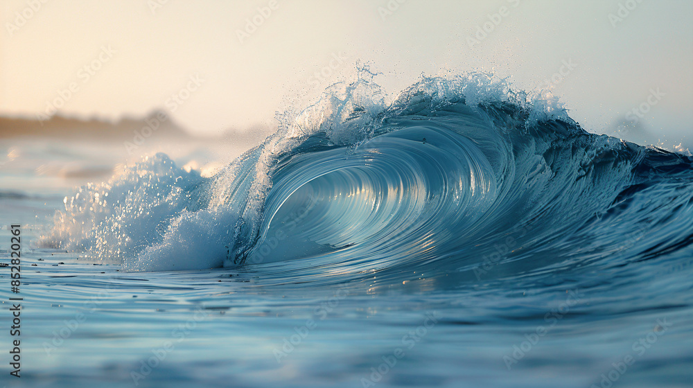 Perfect Ocean Wave. Perfect Ocean Wave.