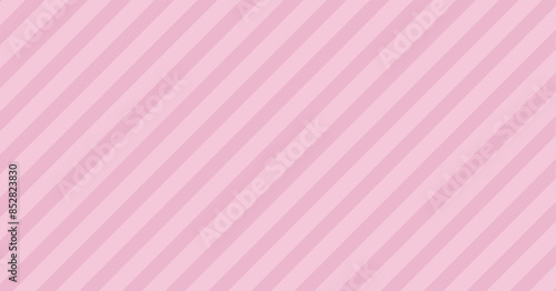 ストライプ・ボーダーの背景　バナー　ピンク　赤　パターン素材