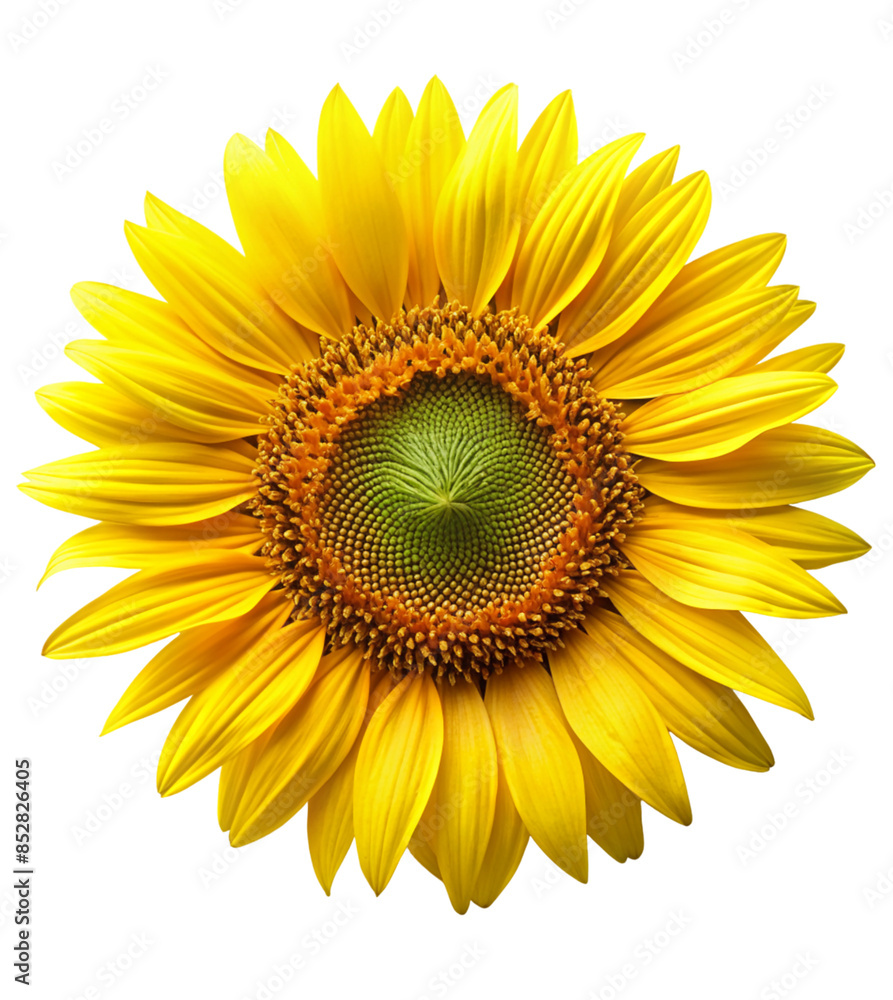 Fototapeta premium sunflower isolated on white background