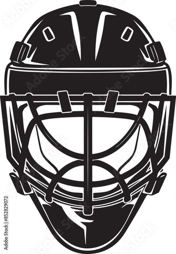  ice hockey helmet silhouette