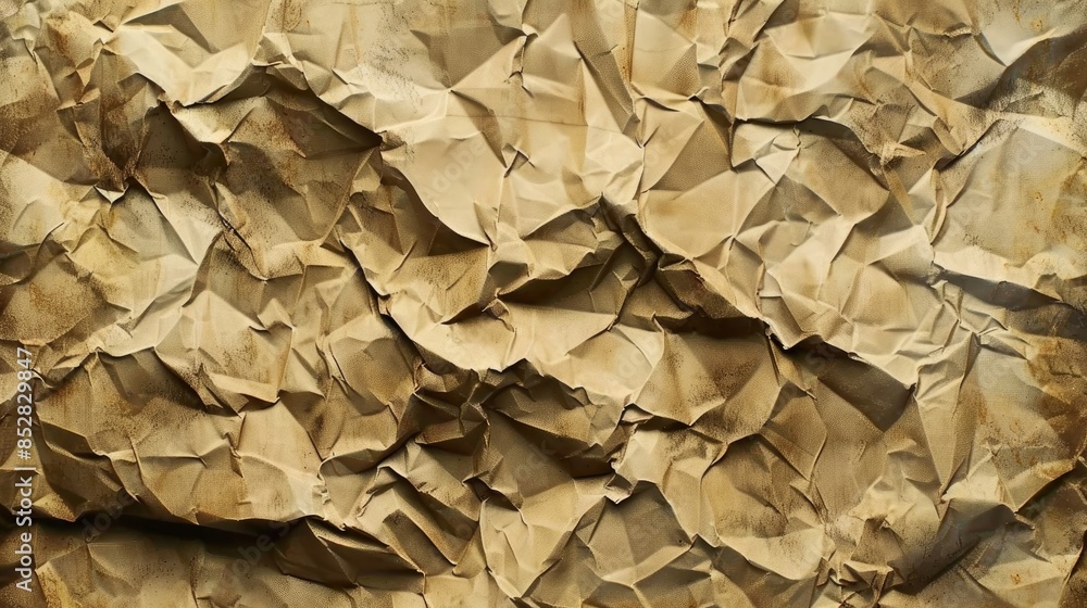Appearance of aged wrinkled paper Appearance of aged wrinkled paper