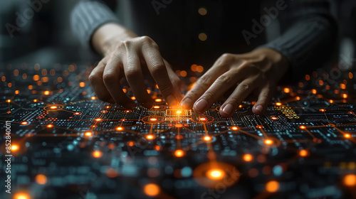 Using modern technology for business, planning modern solutions business growth