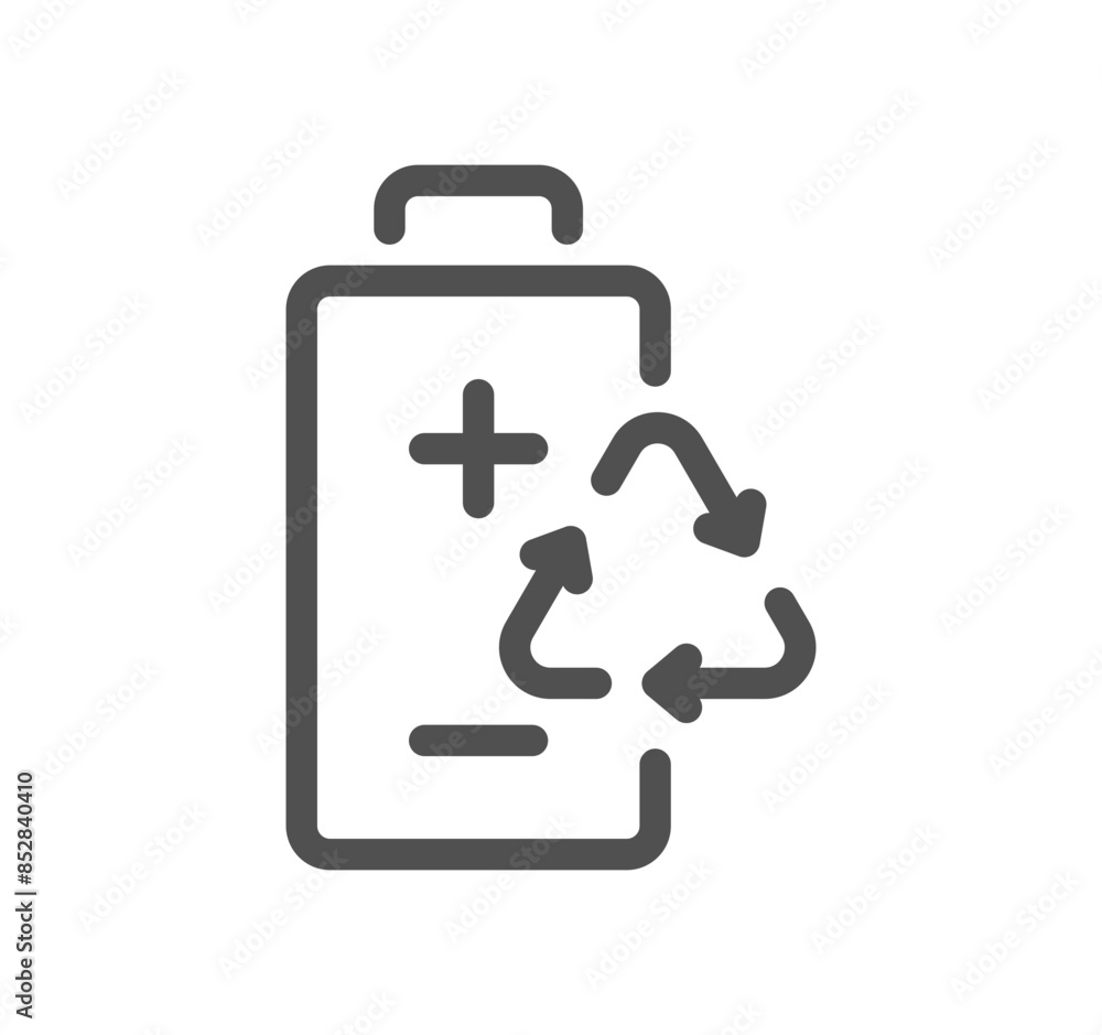 Batteries related icon outline and linear vector.
Batteries related icon outline and linear vector.