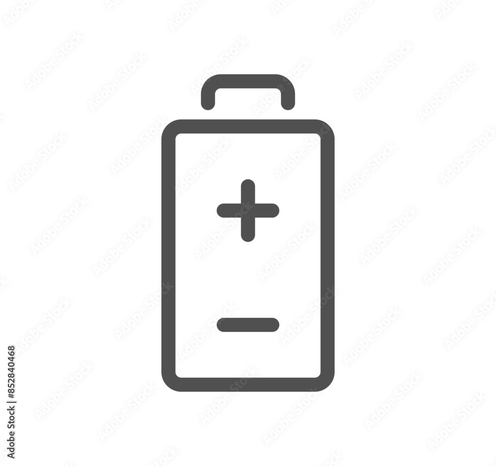 Batteries related icon outline and linear vector.
Batteries related icon outline and linear vector.