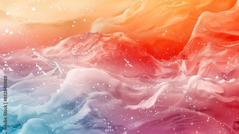Aquarelle slick sky with plash canvas effects in an abstract design Aquarelle slick sky with plash canvas effects in an abstract design