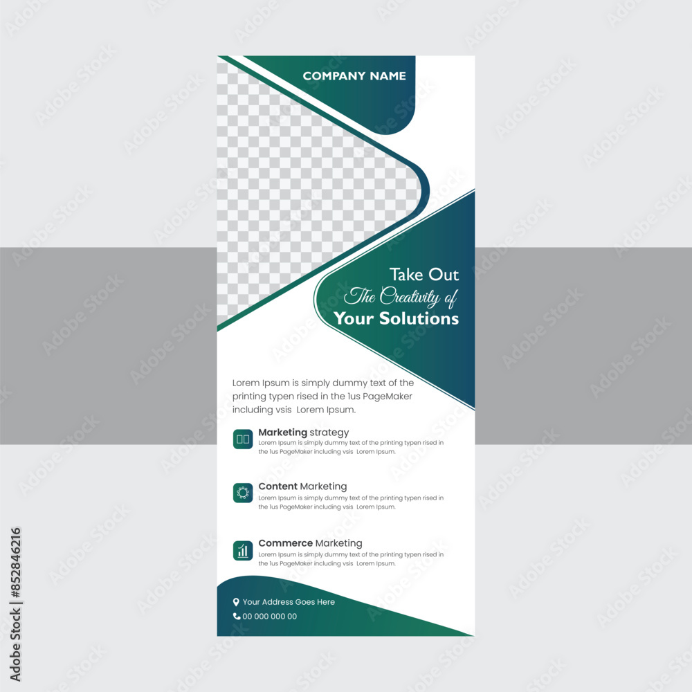 Naklejka premium Corporate rag card design.