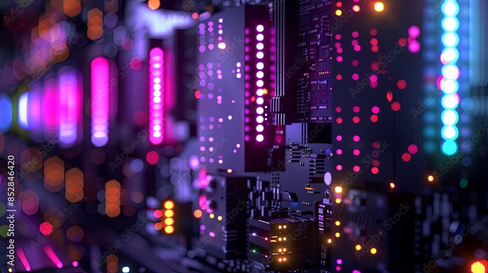 an abstract hardware board an abstract hardware board