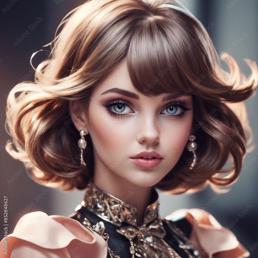Naklejka premium Portrait
