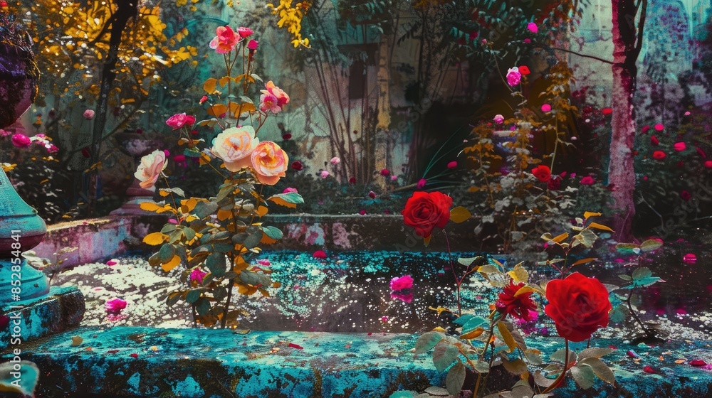 Fototapeta premium Blooms in the Garden