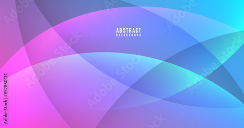 3D colorful abstract background overlap layer on bright space with waves effect decoration. Minimalist modern graphic design element cutout style concept for web banner, flyer, card, or brochure cover