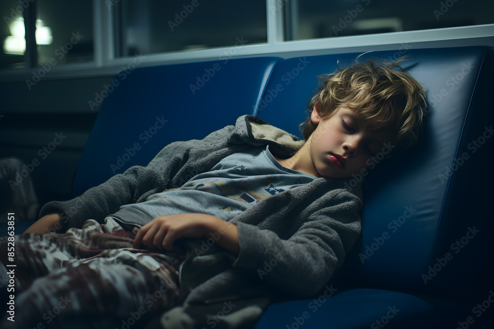 child sleeps in transport on the train child sleeps in transport on the train