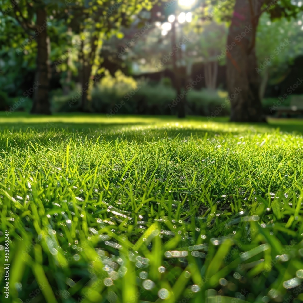 Smooth green grass, lawn on a sunny day. The texture of the grass. Smooth green grass, lawn on a sunny day. The texture of the grass.