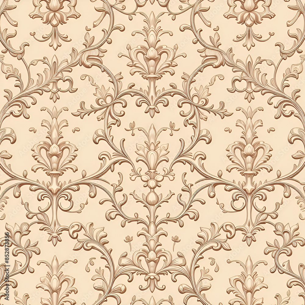 seamless damask pattern seamless damask pattern
