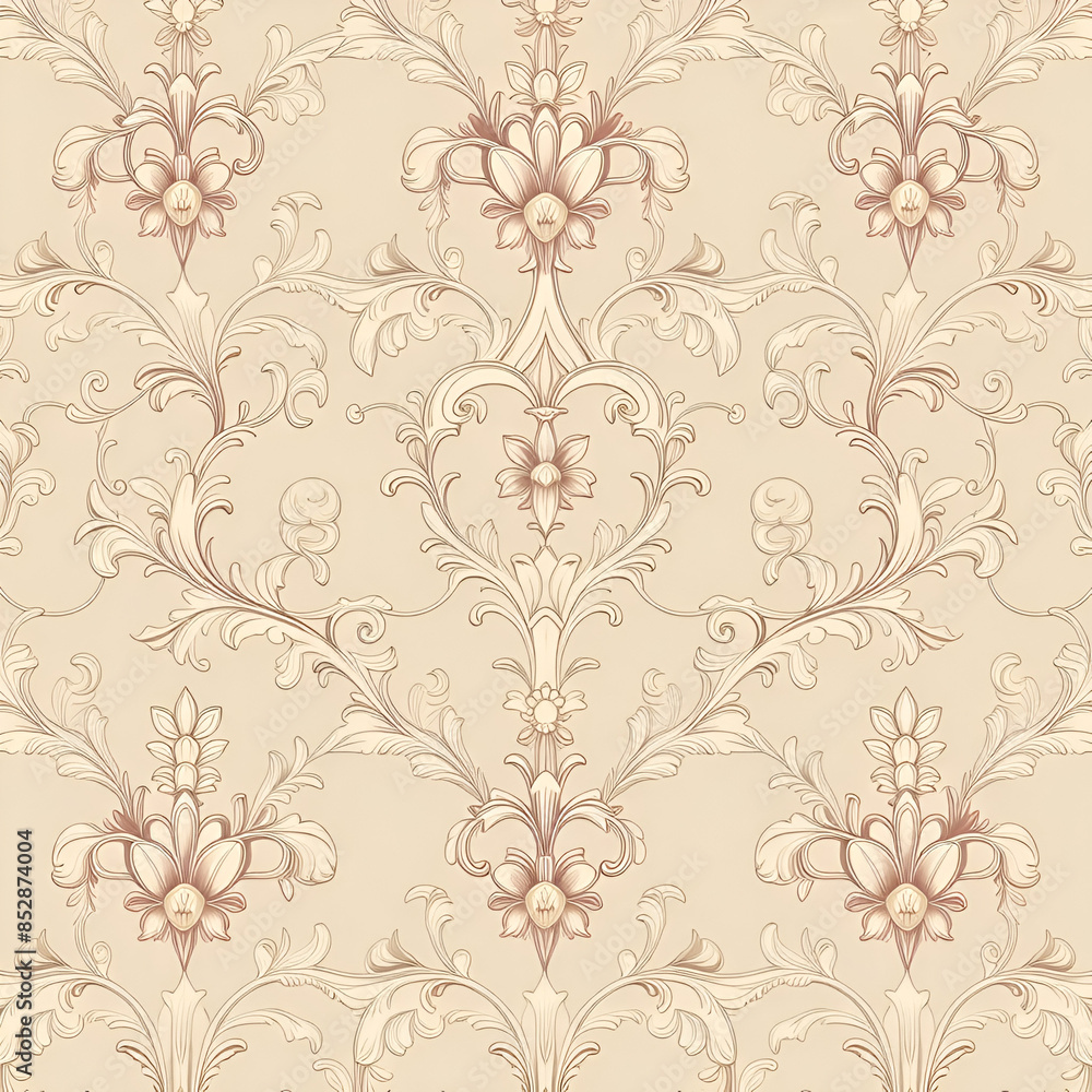 Fototapeta premium seamless floral background