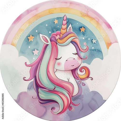 Unicorn's sleeping on the cloud