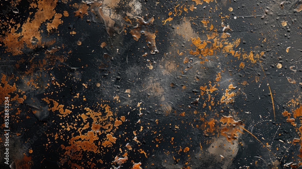 Antique distressed texture design on a dark backdrop Antique distressed texture design on a dark backdrop