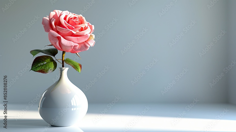 A minimalist illustration of a rose in bloom against an abstract background creates a floral wallpaper pattern that captures the essence of spring with nature's blossoming flowers and plants. A minimalist illustration of a rose in bloom against an abstract background creates a floral wallpaper pattern that captures the essence of spring with nature's blossoming flowers and plants.