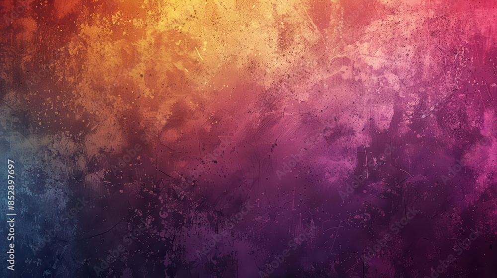 Fototapeta premium grungy colorful gradient background with grainy noise texture empty space for text or design