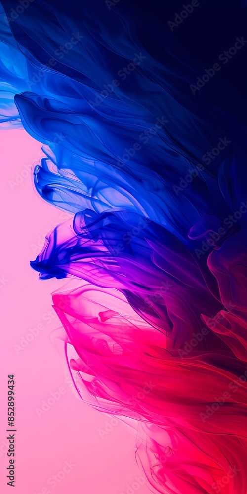 Abstract vibrant color gradient with blue and pink hues blending together, creating a stunning and dynamic visual effect. Abstract vibrant color gradient with blue and pink hues blending together, creating a stunning and dynamic visual effect.