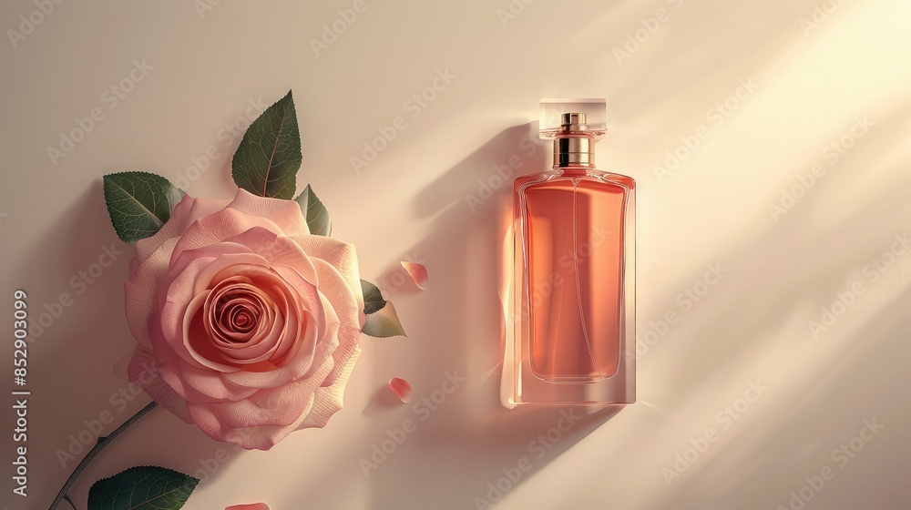 A minimalist illustration of a rose in bloom against an abstract background creates a floral wallpaper pattern that captures the essence of spring with nature's blossoming flowers and plants. A minimalist illustration of a rose in bloom against an abstract background creates a floral wallpaper pattern that captures the essence of spring with nature's blossoming flowers and plants.