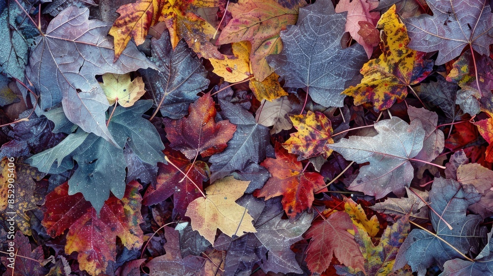 Obraz premium Texture of fall foliage