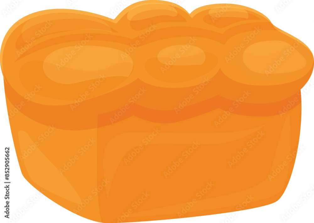Cartoon drawing of a loaf of bread, fresh out of the oven Cartoon drawing of a loaf of bread, fresh out of the oven