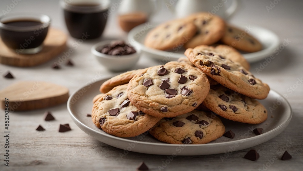 baked chocolate chip cookies baked chocolate chip cookies