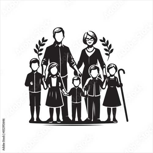 Family Reunions Vector stock vectors eps with white background 