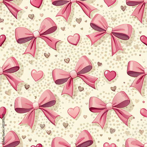 seamless pattern with bows