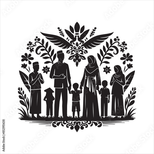 Family Reunions Vector stock vectors eps with white background 