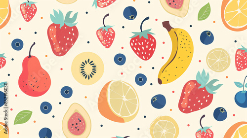 Fruit Pattern Background