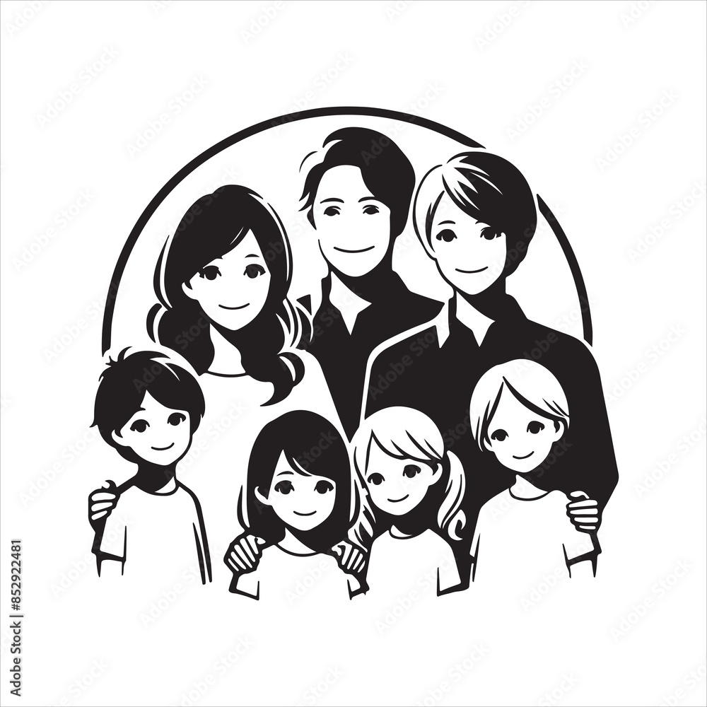 Family Reunions Vector stock vectors eps with white background Family Reunions Vector stock vectors eps with white background