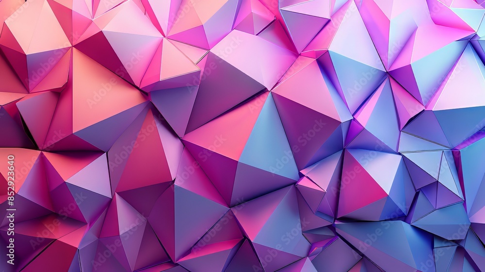 Abstract Pink And Blue Geometric Pattern Abstract Pink And Blue Geometric Pattern