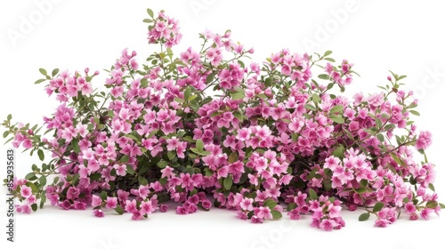 magine bush of flowers isolated on white background  © chayna