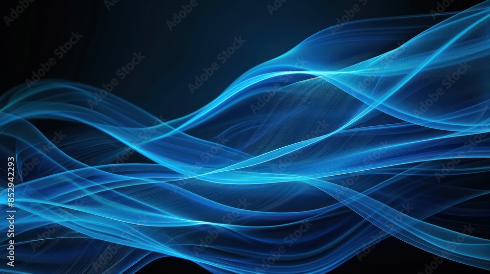 Abstract Blue Wave Background Abstract Blue Wave Background