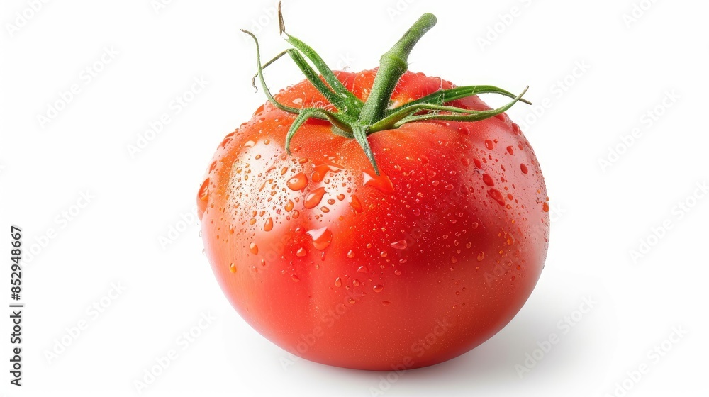 Isolated Tomato on a White Background with Clipping Path Isolated Tomato on a White Background with Clipping Path