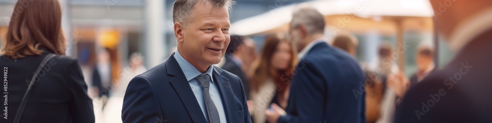 A prominent politician at a public event, highlighting leadership and solidarity in an engaging setting. A prominent politician at a public event, highlighting leadership and solidarity in an engaging setting.