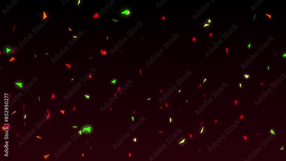 Colorful triangle loop background video Colorful triangle loop background video