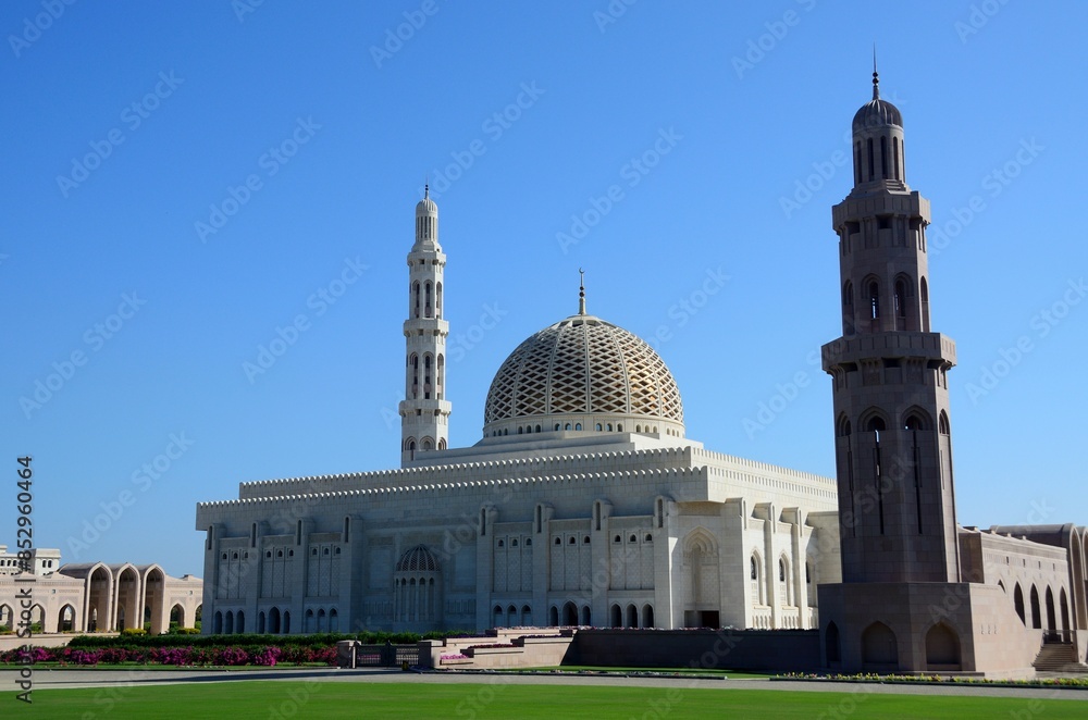 Naklejka premium Gran Mezquita de Sultan Qaboos, Sultanato de Omán