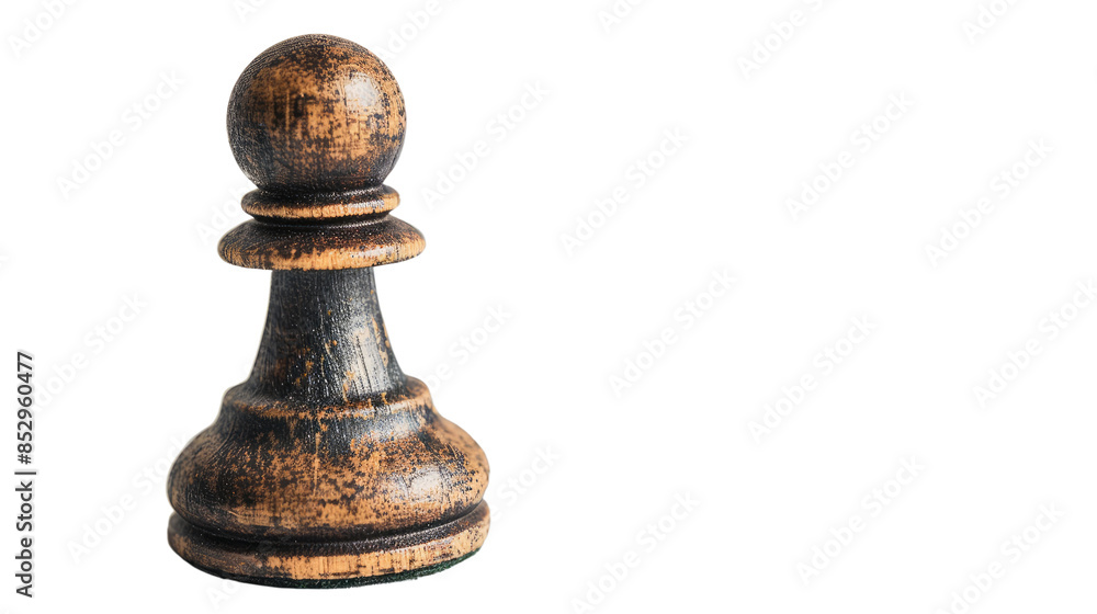 Chess pawn on a transparent background Chess pawn on a transparent background