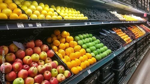 Lauderdale-by-the-Sea, The fruit section at Publix supermarket. photo